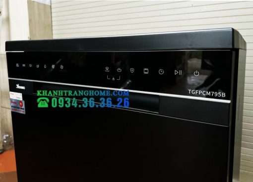 MÁY RỬA CHÉN BÁT TEXGIO TGFPCM795B - 14 BỘ SẤY KHÍ NÓNG DIỆT KHUẨN UV MỚI NHẤT 2022