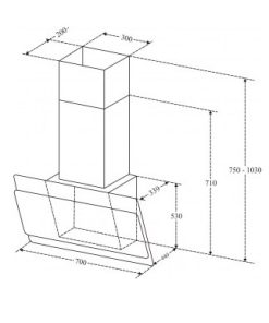 Máy Hút Mùi KAFF KF-70LH