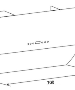 Máy Hút Mùi Phẳng KAFF KF-LUX AT70H
