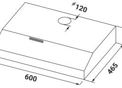 Máy hút mùi cổ điển Kaff KF-SL60KB