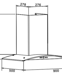 Máy Hút Mùi Eurosun EH-90K27S