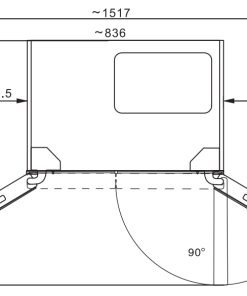 Tủ Lạnh KAFF KF-BCD446W