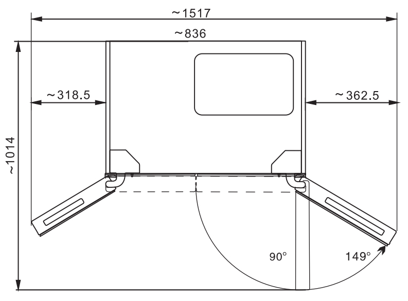 Tủ Lạnh KAFF KF-BCD446W