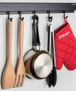 Móc Treo Màu Đen 5X26X40Mm 523.00.390 - 6 Móc Treo Màu Đen 5X26X40Mm 523.00.390 - 5