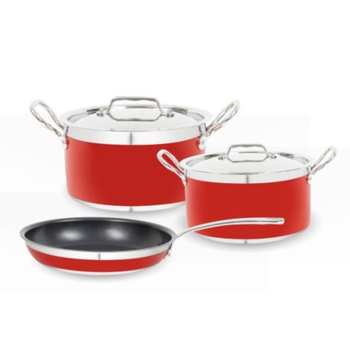 Bộ Nồi Chảo Màu Đỏ Hafele 531.08.042 - 3