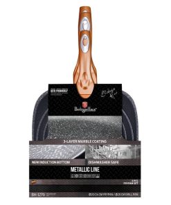 BỘ 3 CHẢO VÂN ĐÁ CẨM THẠCH ĐÁY TỪ BERLINGER HAUS 531.08.011