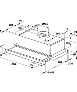 Máy hút mùi âm tủ Hafele HH-S70A (533.89.031) - 232 Máy hút mùi âm tủ Hafele HH-S70A (533.89.031) - 231