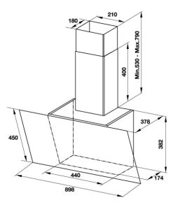 Máy hút mùi áp tường Hafele HH-WVG90C 533.89.013 - 48 Máy hút mùi áp tường Hafele HH-WVG90C 533.89.013 - 47