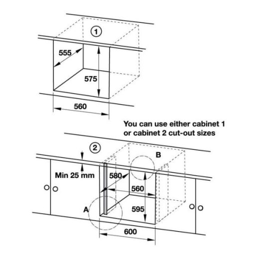 Lò Nướng Âm Tủ Hafele Ho-Kt60B 533.02.001 - 3