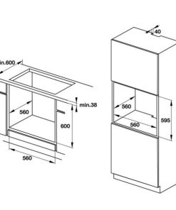 Lò Nướng Âm Tủ Hafele Ho-T60D 534.05.561 - 6 Lò Nướng Âm Tủ Hafele Ho-T60D 534.05.561 - 5