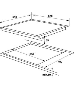 Bếp Từ 4 Vùng Nấu Hafele 60Cm 535.02.211 - 5