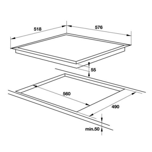 Bếp Từ 4 Vùng Nấu Hafele 60Cm 535.02.211 - 3