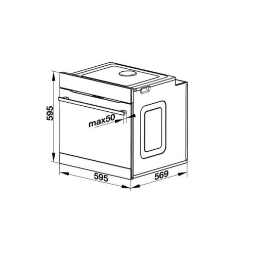 Lò nướng âm tủ HO-K60C 535.62.591 - 9
