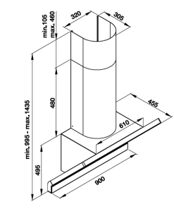 Máy Hút Mùi Gắn Tường Hafele HH-WVG90A 535.82.203 - 41