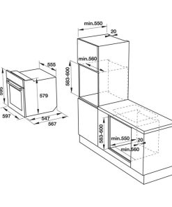 LÒ NƯỚNG ÂM TỦ HAFELE HO-KT60F 535.00.350 - 23