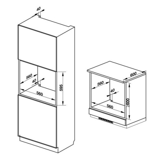 Lò nướng âm tủ HO-KT60G 535.62.601 - 5