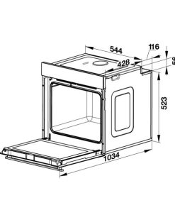 Lò nướng âm tủ HO-KT60G 535.62.601 - 16 Lò nướng âm tủ HO-KT60G 535.62.601 - 15