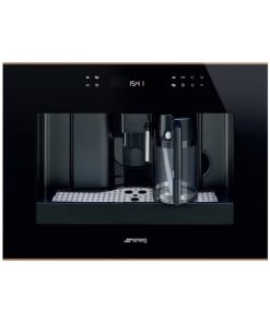 MÁY PHA CÀ PHÊ LẮP ÂM SMEG, DOLCE STIL NOVO, MÀU HOÀN THIỆN: ĐEN VÀ ĐỒNG BUILT-IN COFFEE MACHINE, DOLCE STIL NOVO, BLACK, COPPER FINISHING CMS4601NR 536.54.039