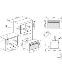 LÒ NƯỚNG KẾT HỢP HẤP SMEG, THỦY PHÂN, 45 CM, DOLCE STIL NOVO, MÀU HOÀN THIỆN: ĐEN & ĐỒNGSF4604VCNR1 536.64.741 - 14 LÒ NƯỚNG KẾT HỢP HẤP SMEG, THỦY PHÂN, 45 CM, DOLCE STIL NOVO, MÀU HOÀN THIỆN: ĐEN & ĐỒNGSF4604VCNR1 536.64.741 - 13