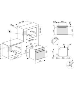 LÒ NƯỚNG SMEG, 60 CM, LINEA, MẶT KÍNH BẠC SF6102TVS 536.64.712 - 9