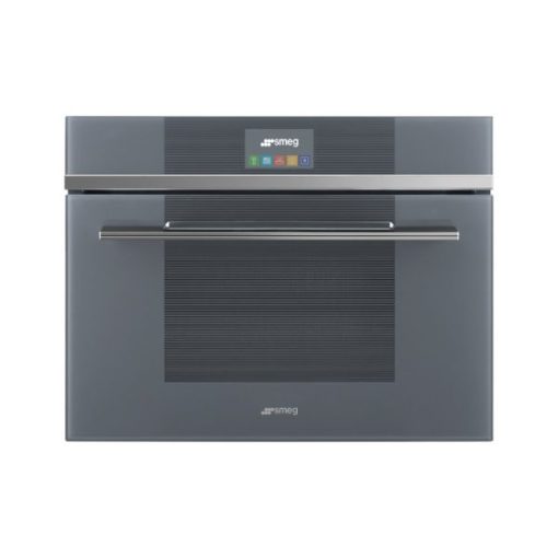 LÒ VI SÓNG KẾT HỢP NƯỚNG SMEG, THỦY PHÂN, NHỎ GỌN 45CM, LINEA, MẶT KÍNH BẠC SF4104MCS 536.64.612 - 3