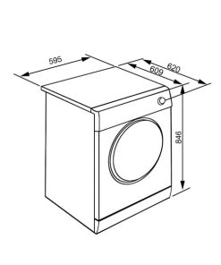MÁY SẤY ĐỘC LẬP SMEG MÀU TRẮNG DHT82EIN 536.94.547 - 13