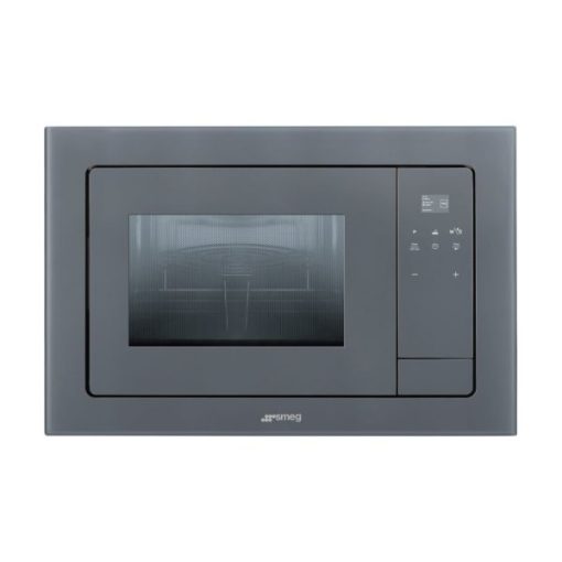 LÒ VI SÓNG KẾT HỢP NƯỚNG SMEG, LINEA, MẶT KÍNH BẠC FMI120S1 536.34.112 - 1