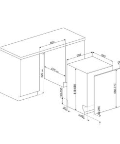 MÁY RỬA CHÉN ÂM TỦ TOÀN PHẦN SMEG, 13 BỘ ĐỒ ĂN, 60 CM, MÀU BẠC STL62335L 536.24.483 - 58 MÁY RỬA CHÉN ÂM TỦ TOÀN PHẦN SMEG, 13 BỘ ĐỒ ĂN, 60 CM, MÀU BẠC STL62335L 536.24.483 - 57