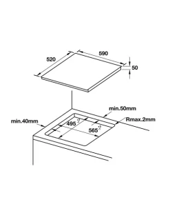 Bếp từ đa vùng nấu Hafele HC-IF60D 536.01.911 - 8 Bếp từ đa vùng nấu Hafele HC-IF60D 536.01.911 - 7