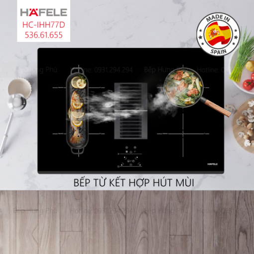BẾP TỪ KẾT HỢP HÚT MÙI HAFELE 4 VÙNG NẤU HC-IHH77D 536.61.655 - 7