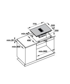 BẾP TỪ KẾT HỢP HÚT MÙI HAFELE 4 VÙNG NẤU HC-IHH77D 536.61.655 - 14 BẾP TỪ KẾT HỢP HÚT MÙI HAFELE 4 VÙNG NẤU HC-IHH77D 536.61.655 - 13