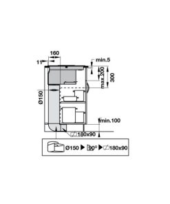 BẾP TỪ KẾT HỢP HÚT MÙI HAFELE 4 VÙNG NẤU HC-IHH77D 536.61.655 - 12 BẾP TỪ KẾT HỢP HÚT MÙI HAFELE 4 VÙNG NẤU HC-IHH77D 536.61.655 - 11