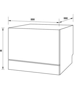 Máy Rửa Chén Để Bàn Hafele Hdw-T50A, 6 Bộ Đồ Ăn Châu Âu, 50 Cm 538.21.190 - 32 Máy Rửa Chén Để Bàn Hafele Hdw-T50A, 6 Bộ Đồ Ăn Châu Âu, 50 Cm 538.21.190 - 31