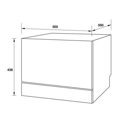 Máy Rửa Chén Để Bàn Hafele Hdw-T50A, 6 Bộ Đồ Ăn Châu Âu, 50 Cm 538.21.190 - 3