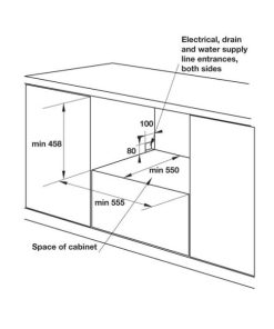Máy Rửa Chén Âm Tủ Hafele Hdw-I50A - 6 Bộ Chén Đĩa 538.21.240 - 161