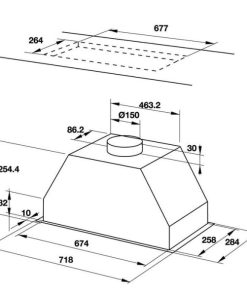 Máy hút mùi Âm Tủ Hafele Hh-Bi70A 538.84.007 - 5