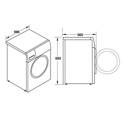 Máy Giặt Hafele Hw-F60B, 8Kg 538.91.530 - 3