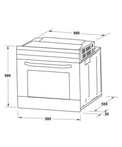 Lò nướng âm tủ Hafele HO-6T70A 538.01.441 - 17