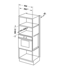 Lò vi sóng kết hợp nướng âm tủ 28 lít Hafele HMO-6T28A 538.31.390 - 32 Lò vi sóng kết hợp nướng âm tủ 28 lít Hafele HMO-6T28A 538.31.390 - 31