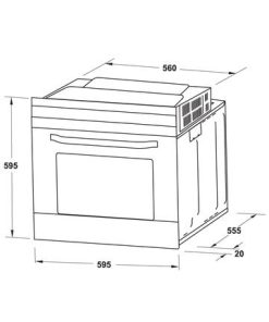 Lò nướng âm tủ 70 lít Hafele HO-4KT70A 538.61.442 - 14 Lò nướng âm tủ 70 lít Hafele HO-4KT70A 538.61.442 - 13