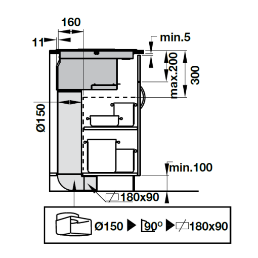 Bếp Từ Kết Hợp Hút Mùi 4 Vùng Nấu Hafele Ihh77A 539.66.822 - 3
