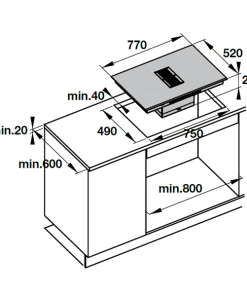 Bếp Từ Kết Hợp Hút Mùi 4 Vùng Nấu Hafele Ihh77A 539.66.822 - 10 Bếp Từ Kết Hợp Hút Mùi 4 Vùng Nấu Hafele Ihh77A 539.66.822 - 9