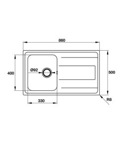 CHẬU RỬA CHÉN INOX HAFELE VALERIAN HS-SSD8650 565.86.341 - 6 CHẬU RỬA CHÉN INOX HAFELE VALERIAN HS-SSD8650 565.86.341 - 5