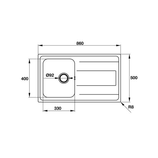 CHẬU RỬA CHÉN INOX HAFELE VALERIAN HS-SSD8650 565.86.341 - 3