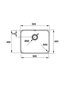 CHẬU RỬA CHÉN INOX HAFELE - VALERIAN HS-SS4650 565.86.331 - 6 CHẬU RỬA CHÉN INOX HAFELE - VALERIAN HS-SS4650 565.86.331 - 5