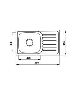 Chậu HAFELE Inox Claudius Hs-Ssd8247 567.23.093 - 5