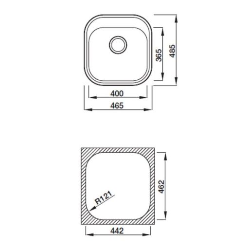 Chậu rửa chén Hafele HS-SS4648 567.23.083 - 5