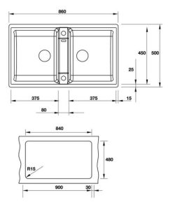 Chậu Rửa Chén Hafele Blancozia 9 567.68.649 - 211