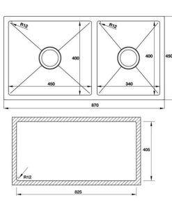 Chậu rửa chén Hafele HS19-SSN2S90L 567.23.040 - 6 Chậu rửa chén Hafele HS19-SSN2S90L 567.23.040 - 5
