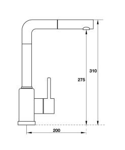 VÒI RỬA CHÉN HAFELE HF-GM401 (ZD) 569.15.401- 10 VÒI RỬA CHÉN HAFELE HF-GM401 (ZD) 569.15.401- 9